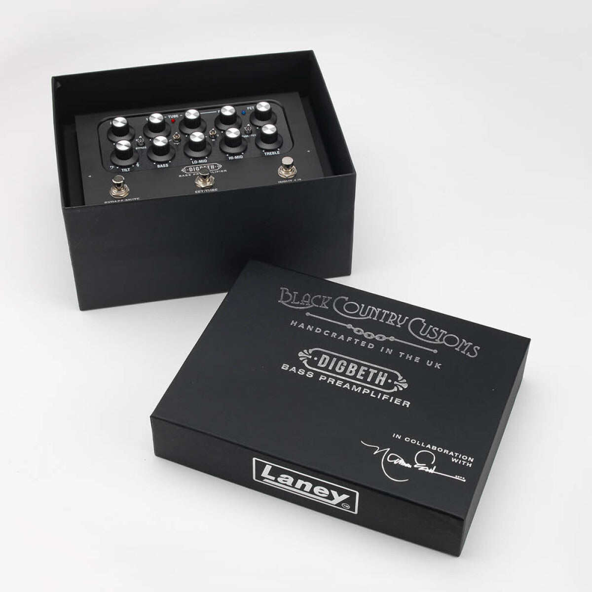 Laney - Laney Black Country Custom DIGBETH, Bass Pre Amplifier Pedal, Nathan EAST Signature - Available 4/25/26