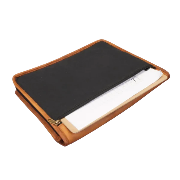 Zyn Canvas/Leather Laptop Sleeve – Sleek. Durable. Timeless.