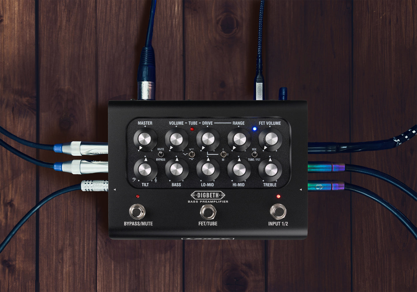 Laney - Laney Black Country Custom DIGBETH, Bass Pre Amplifier Pedal, Nathan EAST Signature - Available 4/25/26