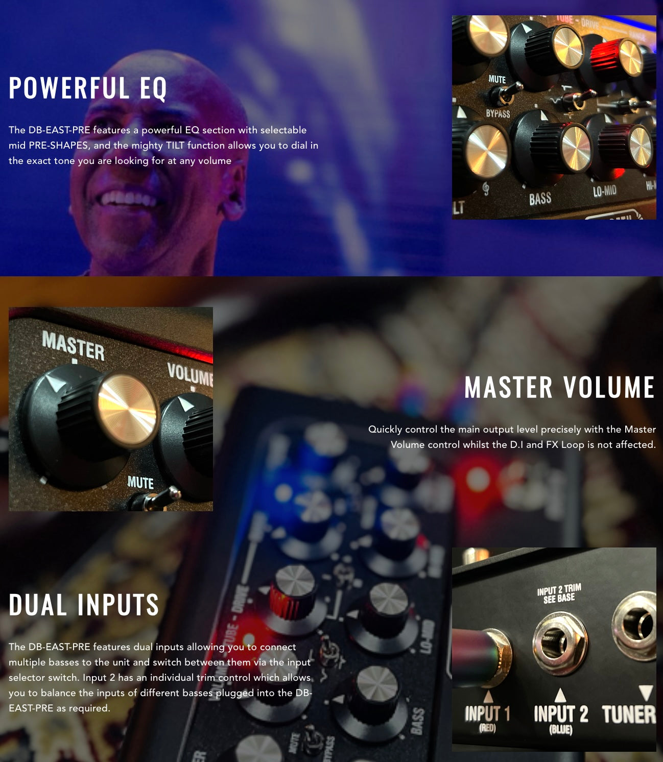 Laney - Laney Black Country Custom DIGBETH, Bass Pre Amplifier Pedal, Nathan EAST Signature - Available 4/25/26