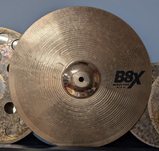 Sabian 16" B8X Medium Crash Cymbal