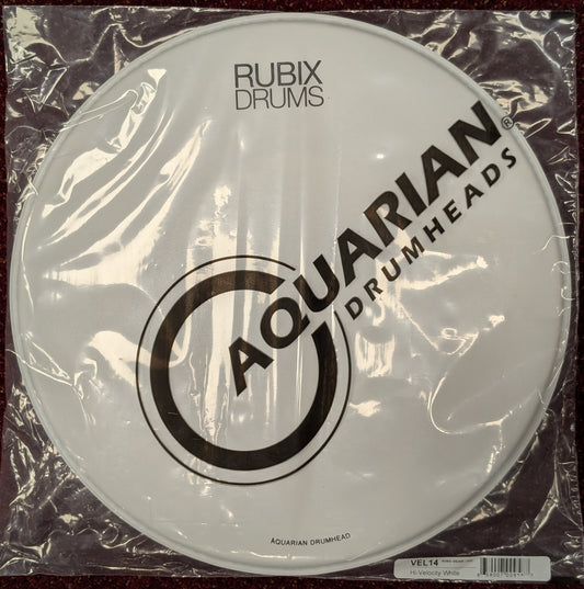 Aquarian Hi-Velocity White Snare Drum Head - VEL