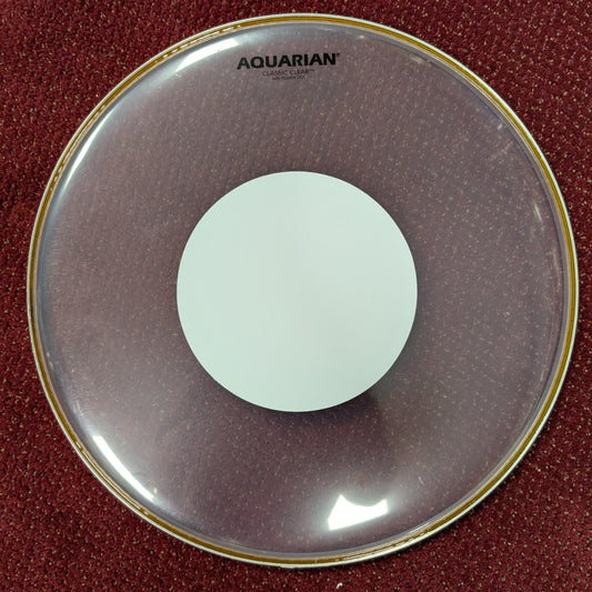 Aquarian 16" Classic Clear Drumhead w/ Power Dot (USED)