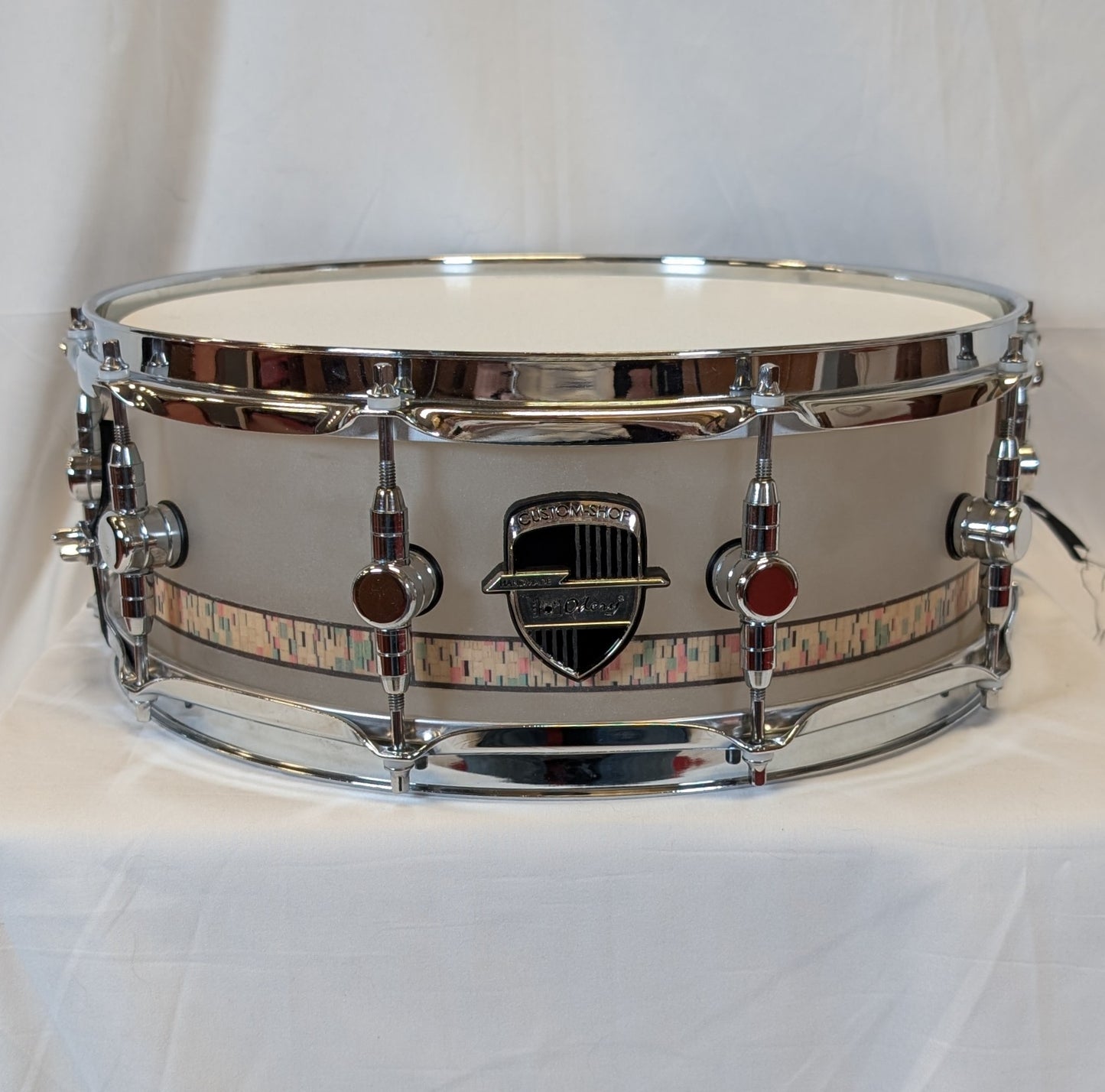 Odery Custom 14x5 Acrylic Shell Snare Drum w/ Inlays