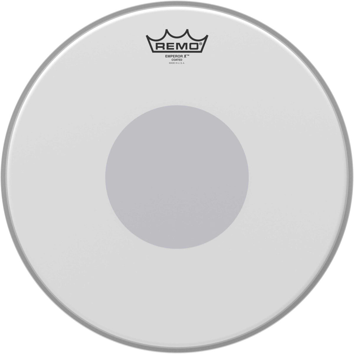 Remo - 14" Emperor X Coated w/ Black Dot