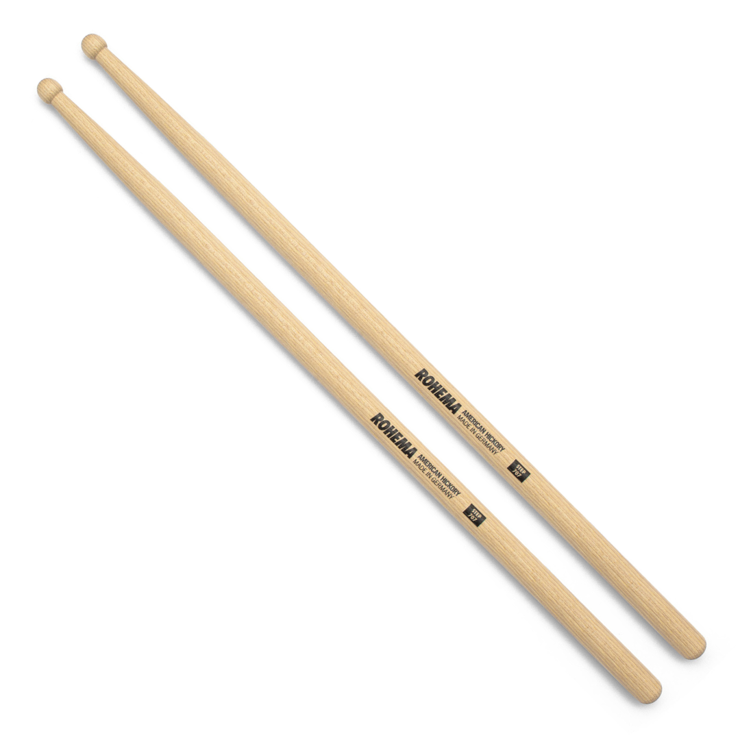 Rohema Rounded Tip STEP 707 Hickory Drumsticks - 61305