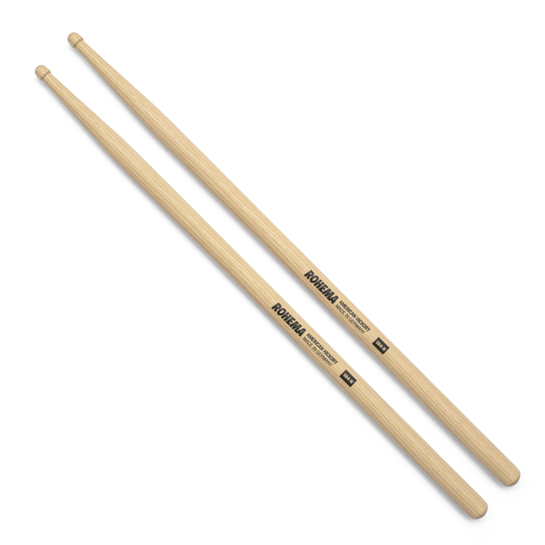 Rohema Rounded Tip SD4-H  Hickory Drumsticks - 61327