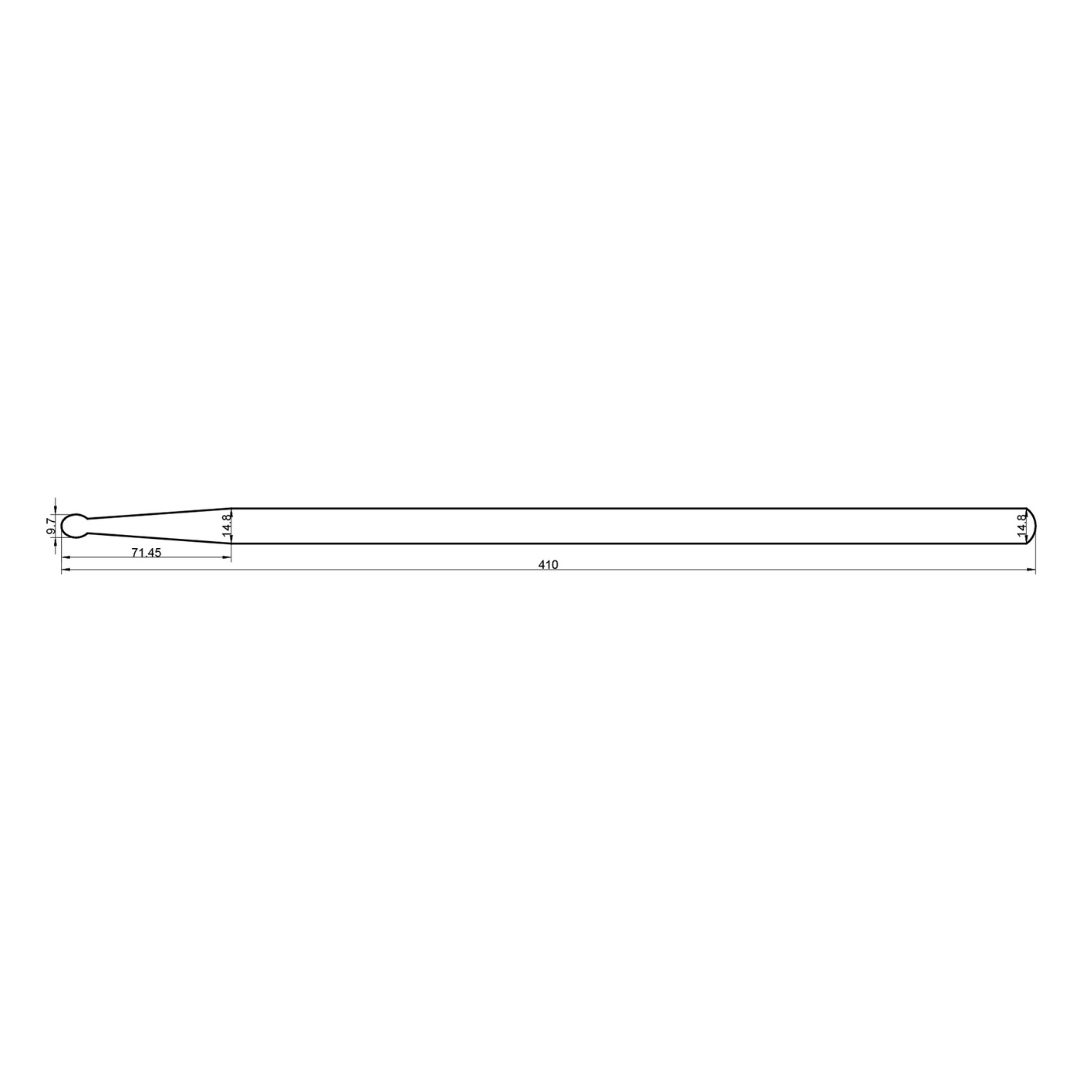 Rohema Rounded Tip WZ 707 Drumsticks - 61361