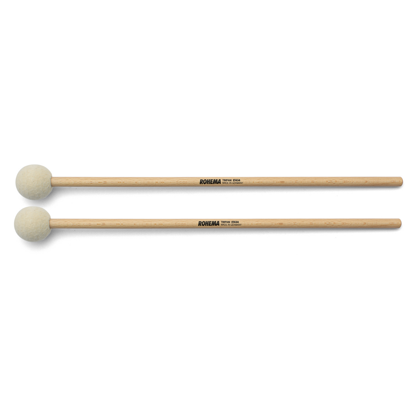 Rohema Eco ET434 (Hard) Beech Timpani Mallets - 61434