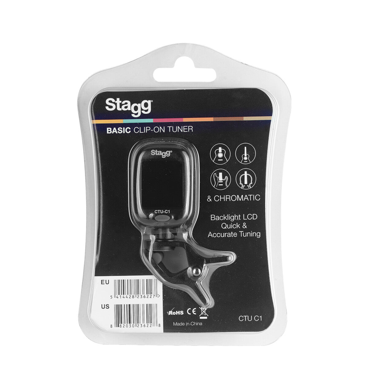 Stagg Clip On Chromatic Tuner