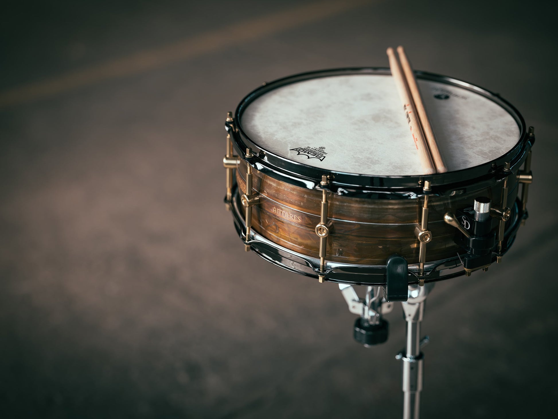 Schagerl Antares 14" x 6.5" Dark Vintage Brass Snare Drum