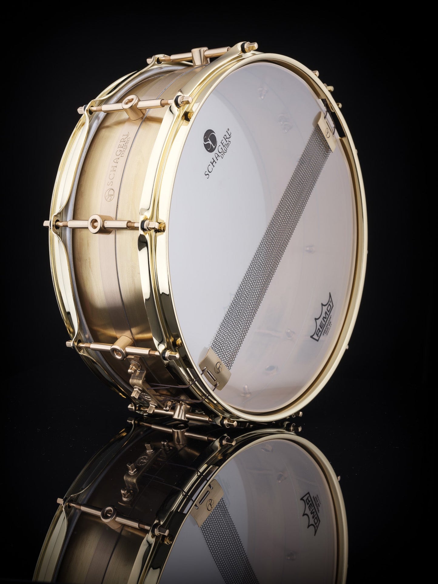 Schagerl Antares 14" x 5" Raw Brass Snare Drum