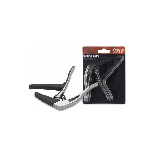 Stagg Curved Trigger Capo - Clear