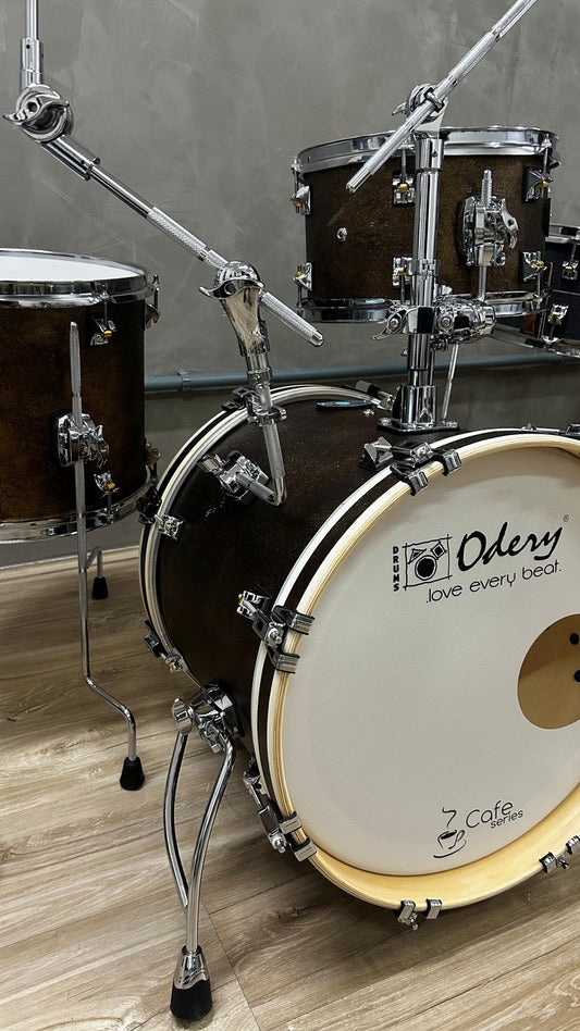 Odery Cafe Jazz Kit Gen 2 - Shell Pack w/ Snare & 2 Cymbal Arms