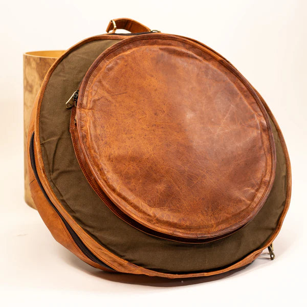 ZYN Luxury Cymbal Bag 23" Leather Canvas Cymbal Backpack/ Case