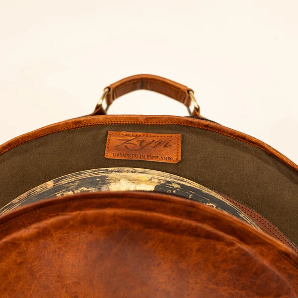 ZYN Luxury Cymbal Bag 23" Leather Canvas Cymbal Backpack/ Case