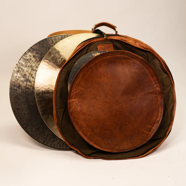 ZYN Luxury Cymbal Bag 23" Leather Canvas Cymbal Backpack/ Case