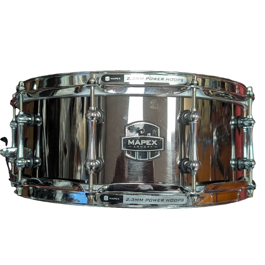 Mapex 14" Armory Series Snare Drum - Tomahawk Black Chrome (Used)