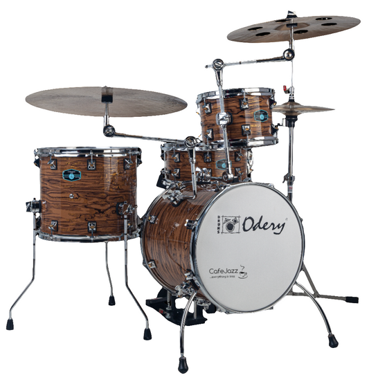 Odery Cafe Jazz Kit - Shell pack with snare and cymbal arms - * Pre-Order Now! *