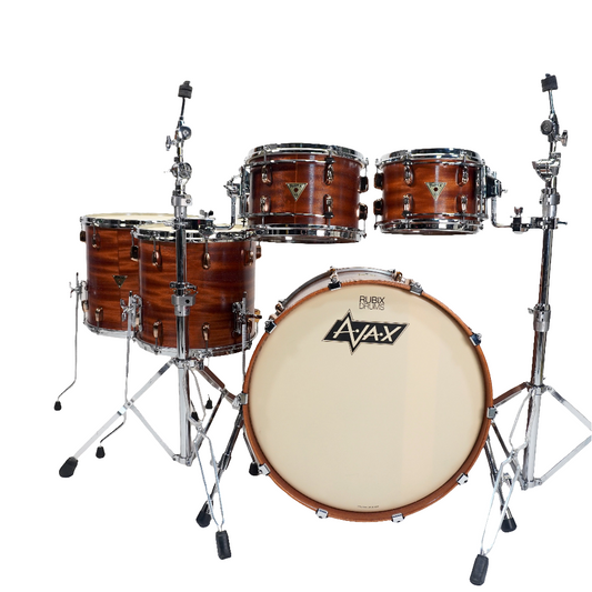 AJAX Drums Custom Mahogany Drum Kit - 10x8 12x8 14x14 16x16 22x14