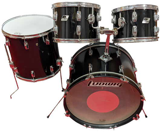 Ludwig Rocker USA Made Drum Kit - 12/13/16/22 Black