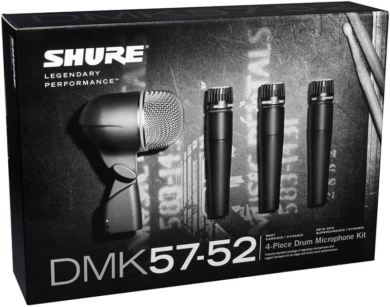 Shure DMK57-52 4-Piece Drum Microphone Kit (USED)