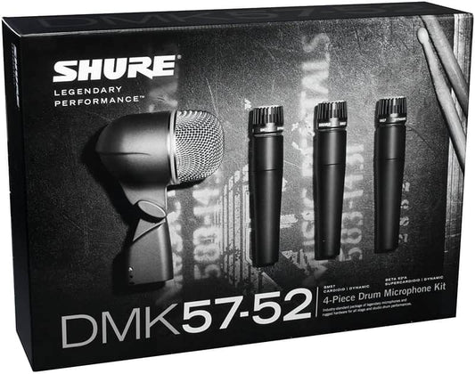 Shure DMK57-52 4-Piece Drum Microphone Kit (USED)