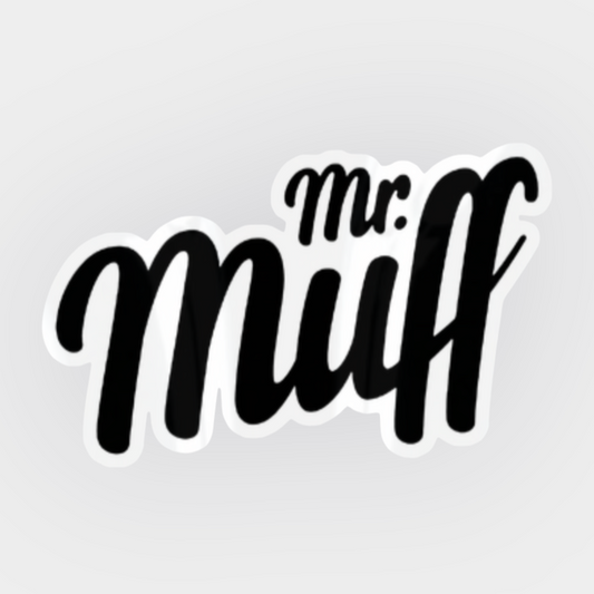 Mr. Muff Sticker