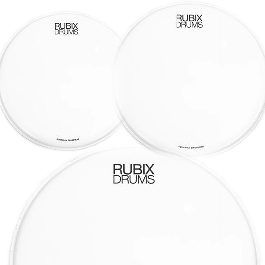 Aquarian Tom Packs - Texture Coated White Drum Heads, w/ American Vintage Sizes - TC-V