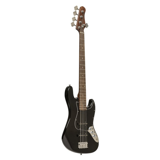 Stagg Standard "J" Electric Bass Guitar, 5 String - SBJ30 (Black)