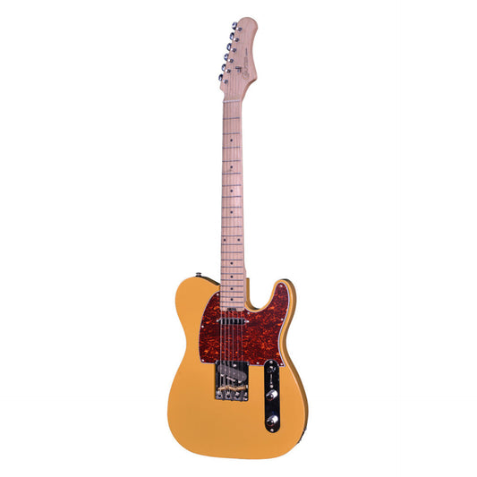 Crafter T style Guitar Crema Series, with Bag (Cosmic Black or Butterscotch) - New, coming soon!!!